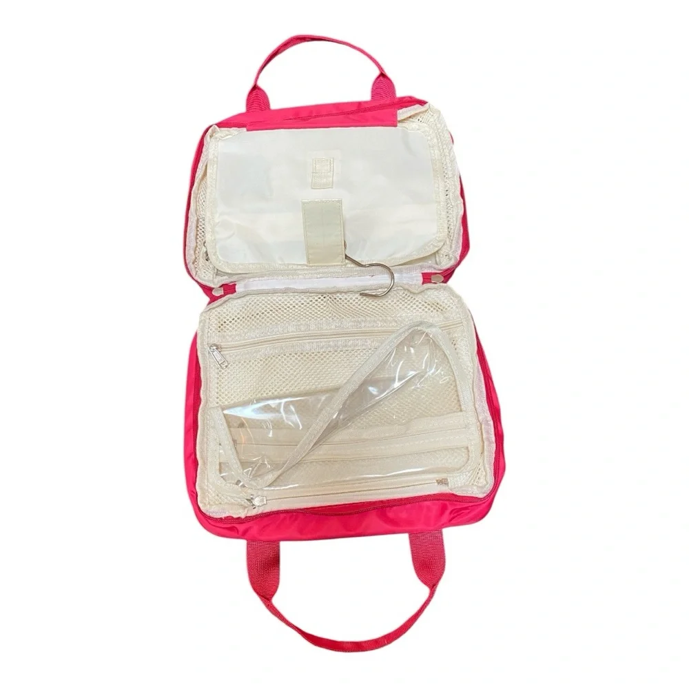 Estour Travel Toiletry Bag Large Makeup Bag Organizer with Detachable Mirror